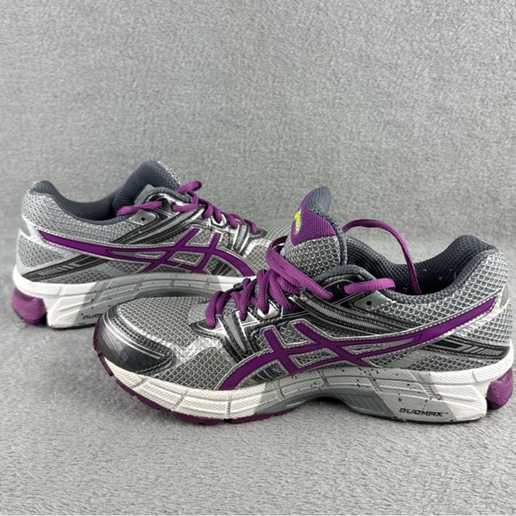 ASICS Women's GT-100 Silver and Purple Athletic Shoes Size 7.5 - Picture 6 of 13